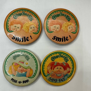 Lot of 4 Cabbage Patch Kids pins